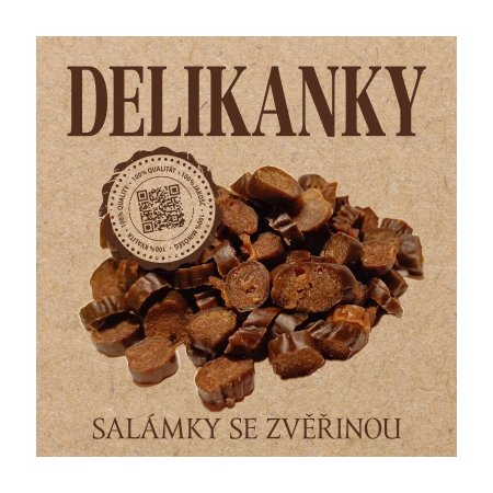 Delikan Delikanky salámky se zvěřinou 250 g