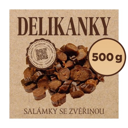 Delikan Delikanky salámky se zvěřinou 500 g