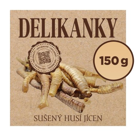 Delikan Delikanky husí jícen 150 g