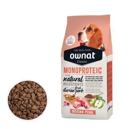 OWNAT CLASSIC MONOPROTEIC DOG Iberian Pork 4kg (EXPIRACE 05/2025)