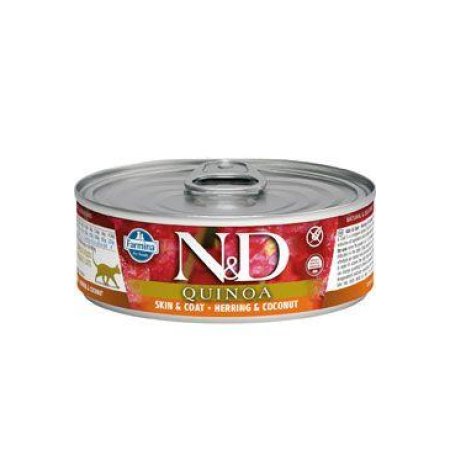 N&D CAT QUINOA Adult Herring & Coconut 80g (EXPIRACE 11/2024)