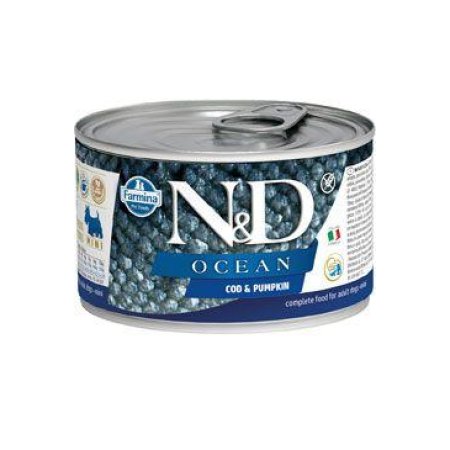 N&D DOG OCEAN Adult Codfish & Pumpkin Mini 140g (EXPIRACE 12/2024)