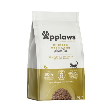 Applaws granule Cat Adult Kuře s jehněčím 2kg - poškozené balení