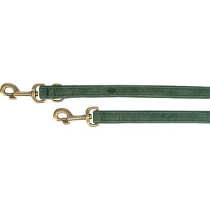 Vodítko PURE kožené nastavitelné, šalvějová M-L: 2 m/ 20 mm