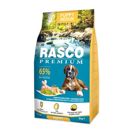 RASCO Premium Puppy / Junior Medium 3 kg (EXPIRACE 07/2025)