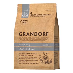 Grandorf granule pro psy Adult Medium & Maxi - Králík a krocan 10kg