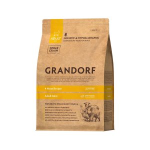 Grandorf granule pro psy Adult Mini - 4 druhy masa 3kg