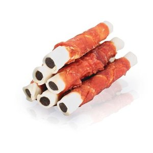 KIDDOG BUFFET ROLLER kachní prsa na buvolím válečku 17cm/60g, plněném kuřecími játry [50ks]