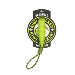 Hračka pes SEASHELL MAXI, plov z TPR zelená Kiwi