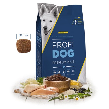 PROFIDOG Premium Plus Large Adult 3 kg (POŠKOZENÝ OBAL, váha 2,9 kg)