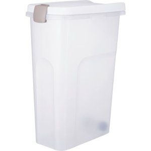 Barel, vzduchotěsný zásobník 40 l/27 × 61 × 45 cm, transparentní/bílá