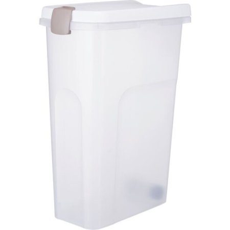 Barel, vzduchotěsný zásobník 40 l/27 × 61 × 45 cm, transparentní/bílá
