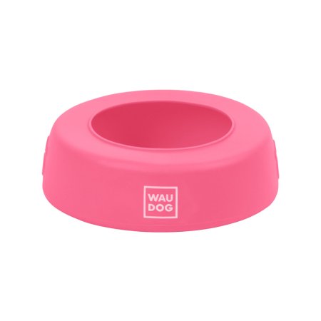 WAUDOG miska silikonová nerozlévací 750ml růžová