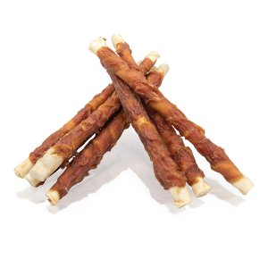 KIDDOG BUFFET kachní masíčko na buvolí tyči 2,4 cm / 28 cm [25 ks]