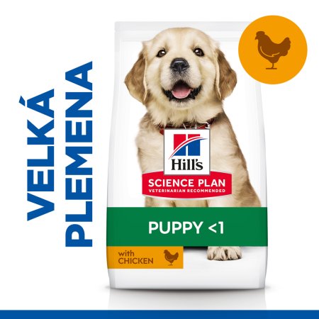 Hill’s Science Plan granule pro štěňata velkých plemen s kuřecím 2.5 kg (EXPIRACE 11/2024)