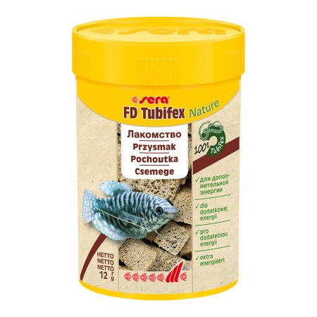 Sera FD Tubifex Nature 100 ml/ 12 g (EXPIRACE 06/2025)