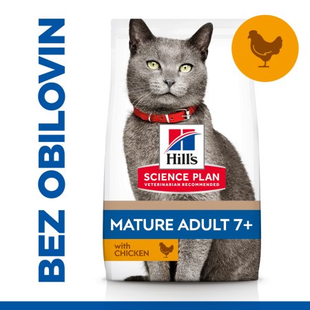 Hill’s Science Plan No Grain granule pro starší kočky s kuřecím 1.5 kg (EXPIRACE 08/2025)