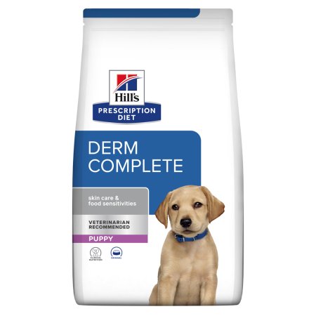 Hill’s Prescription Diet Derm Complete Alergie a péče o kůži pro psy 1.5 kg (EXPIRACE 06/2025)