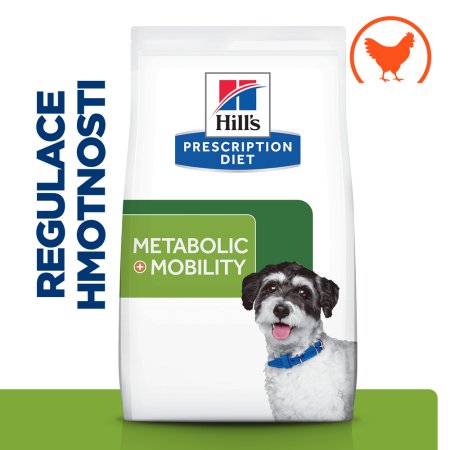 Hill’s Prescription Diet Metabolic + Mobility Mini Regulace hmotnosti 1 kg (EXPIRACE 08/2025)