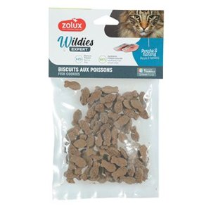 Pochoutka WILDIES rybí sušenky 50g Zolux
