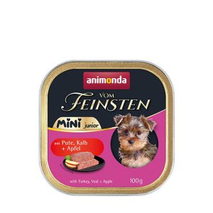 ANIMONDA paštika Vom Feinsten MINI Junior - krůta, telecí, jablko pro psy 100 g