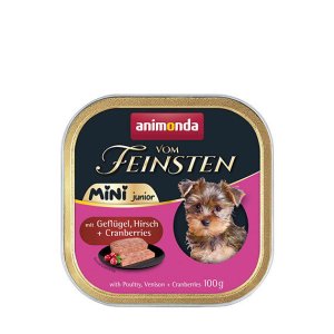 ANIMONDA paštika Vom Feinsten MINI Junior - drůbeží, zvěřina, brusinky pro psy 100 g