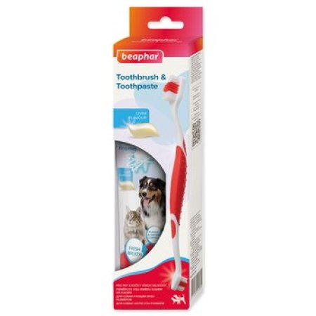 Pasta Beaphar zubní s kartáčkem kombipack