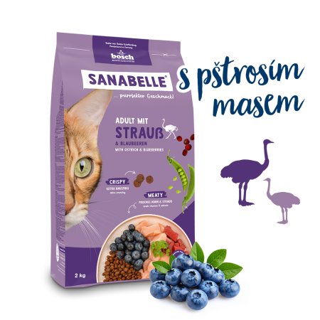 Bosch Cat Sanabelle Adult Ostrich 2 kg