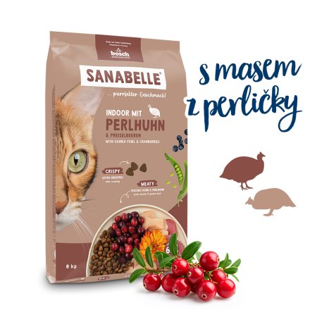 Bosch Cat Sanabelle Indoor Guinea fowl 8 kg