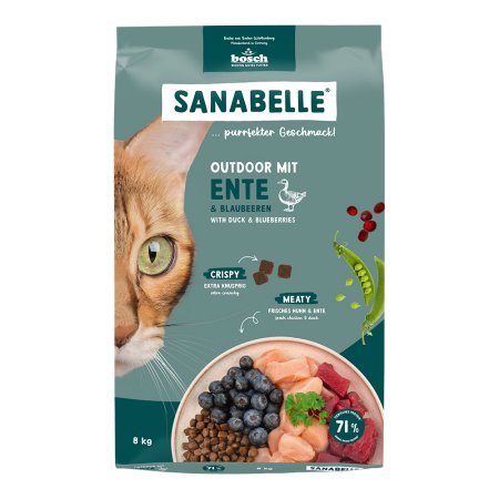 Bosch Cat Sanabelle Outdoor Duck 8 kg