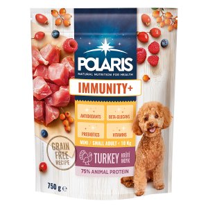 Polaris Grain free pes Imunity Small & Mini, krůtí 750 g