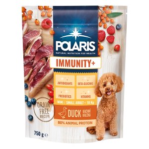 Polaris Grain free pes Imunity Small & Mini, kachní 750 g