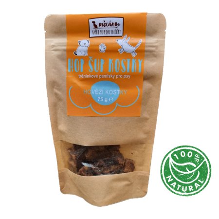 Mixáno pamlsky sušené Hovězí kostky 75 g