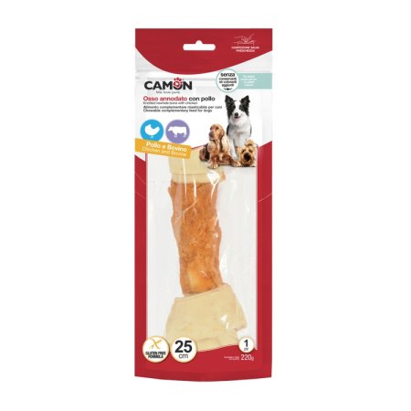 Camon Bůvolí/Kuřecí Uzel 1 ks 25 cm 220 g (EXPIRACE 05/2025)