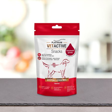 PLATINUM Vetactive Snack Hypoallergenic Iberico 200 g (EXPIRACE 12/2024)