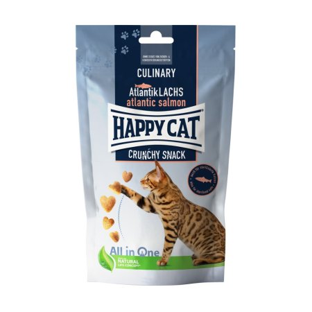 Happy Cat Crunchy Snack Atlantik-Lachs 70g (EXPIRACE 08/2025)