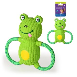 Žába zelená, lano - latex 18,5cm