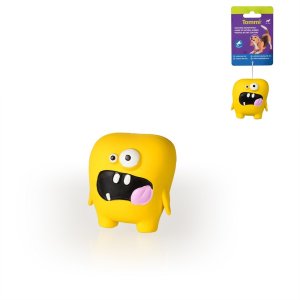 Příšerka žlutá - latex, 8cm