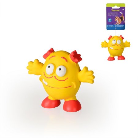 Příšerka vajíčko žlutá - latex 10 cm