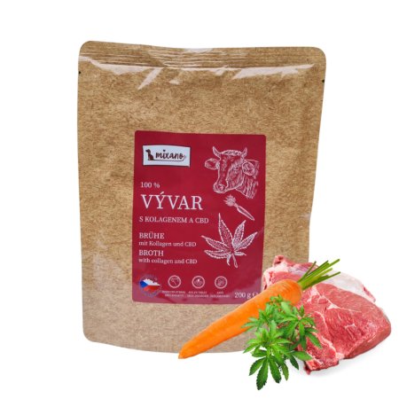 Mixáno 100 Vývar s kolagenem a CBD 200 g