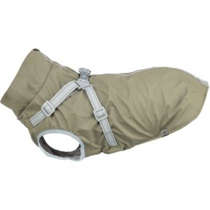 Pláštěnka PONTIS - vesta s postrojem, olivově zelená S: 40cm, hruď: 52-61cm, krk: 43cm