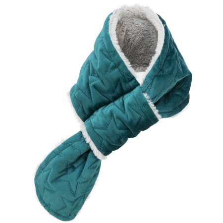 Vánoční šál pro psy, samet/plyš, lila/zelená 50 cm