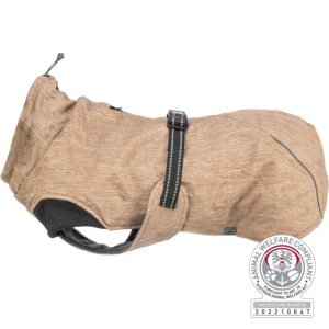 Zateplený zimní kabátek RIOM, písková XXL:80cm, hruď:74-112cm, krk: do 66cm