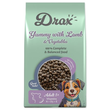 Krmivo Drax Adult s jehněčím a se zeleninou 10kg