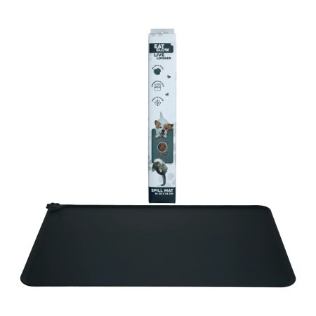 Eat Slow Live Longer protiskluzová podložka No Spill šedá