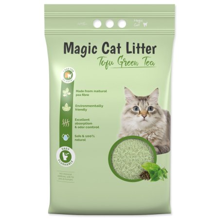 Stelivo Magic Litter Tofu zelený čaj ,5,4kg/12l