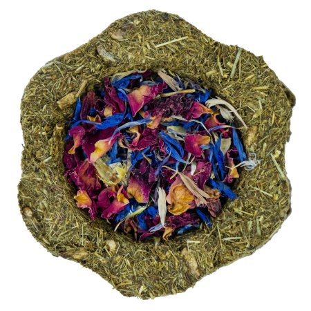 LIMARA Bezobilná krmná miska Goody Crunch Růže - Chrpa 50g