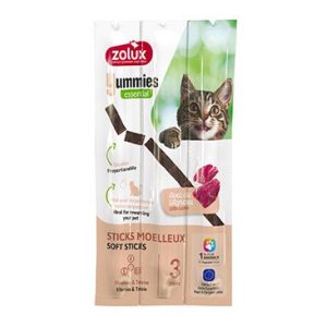 Pochoutka kočka YUMMIES jehněčí s rýží 3ks Zolux