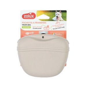 Kapsička na pamlsky SILIKON béžová Zolux