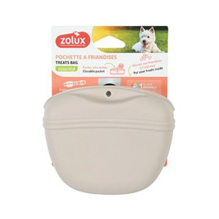 Kapsička na pamlsky SILIKON béžová Zolux